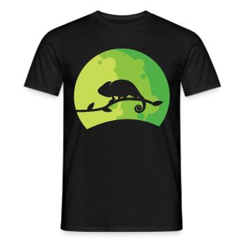 Caméléon - T-shirt homme - noir - Devant - AI Model Male 178 light (178cm)
