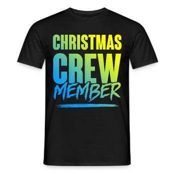 Christmas Crew - Men's T-Shirt - black - Front - AI Model Male 178 light (178cm)