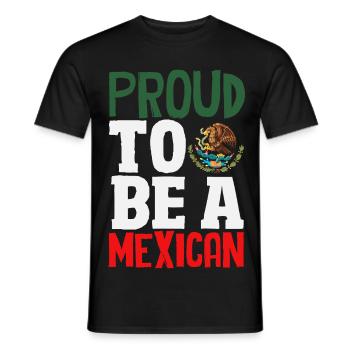 Mexiko Stolz & Heimat Mexikaner Mexico Flagge - Männer T-Shirt - Schwarz - Vorne - AI Model Male 178 light (178cm)