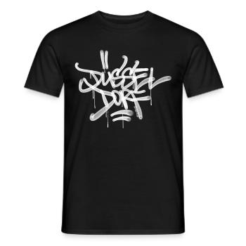Dusseldorf GraffitiTag Style - Men's T-Shirt - black - Front - AI Model Male 178 light (178cm)