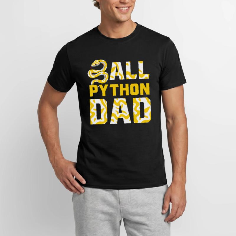 Banana Ball Python Herpétologiste Ball Python Papa T-shirt homme