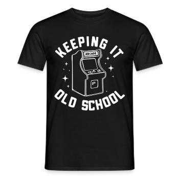 Arcade Arcade Slot Machine Gamer Gaming - T-shirt homme - noir - Devant - AI Model Male 178 light (178cm)