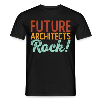 Architect - Men's T-Shirt - black - Front - AI Model Male 178 light (178cm)