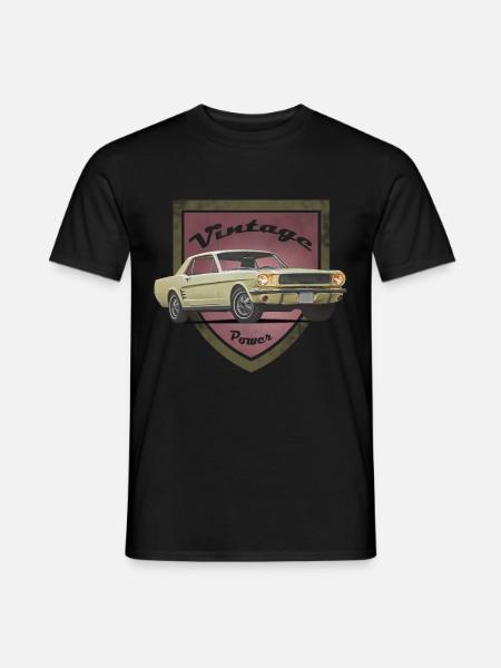 FoMu Vintage shield NoLogo 2 - Männer T-Shirt - Schwarz