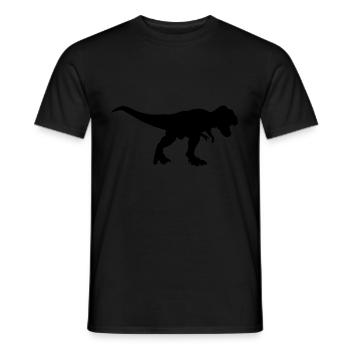 T Rex SILHOUETTE noir - T-shirt homme - noir - Devant - AI Model Male 178 light (178cm)