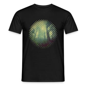 Nébuleuse Spot - T-shirt homme - noir - Devant - AI Model Male 178 light (178cm)