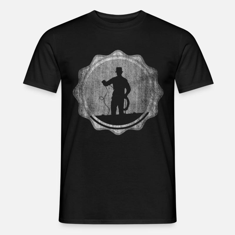 Schornsteinfeger Glücksbringer - Männer T-Shirt - Schwarz