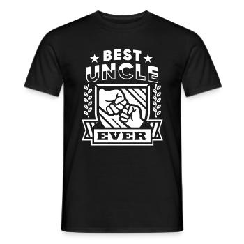 Best Uncle Ever Bester Onkel Familie Patenonkel - Männer T-Shirt - Schwarz - Vorne - AI Model Male 178 light (178cm)