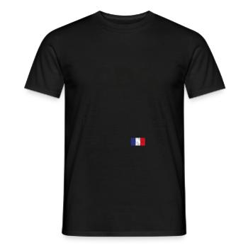 Paris airport tag - Paris - Men's T-Shirt - black - Front - AI Model Male 178 light (178cm)
