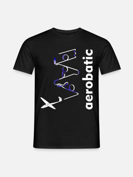 Segelflugzeug Segelfliegen Segelflug Segelflieger - Männer T-Shirt - Schwarz