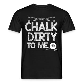 Billard 8-Ball - Männer T-Shirt - Schwarz - Vorne - AI Model Male 178 light (178cm)