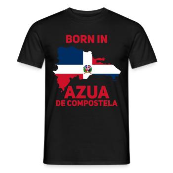 République dominicaine - T-shirt homme - noir - Devant - AI Model Male 178 light (178cm)