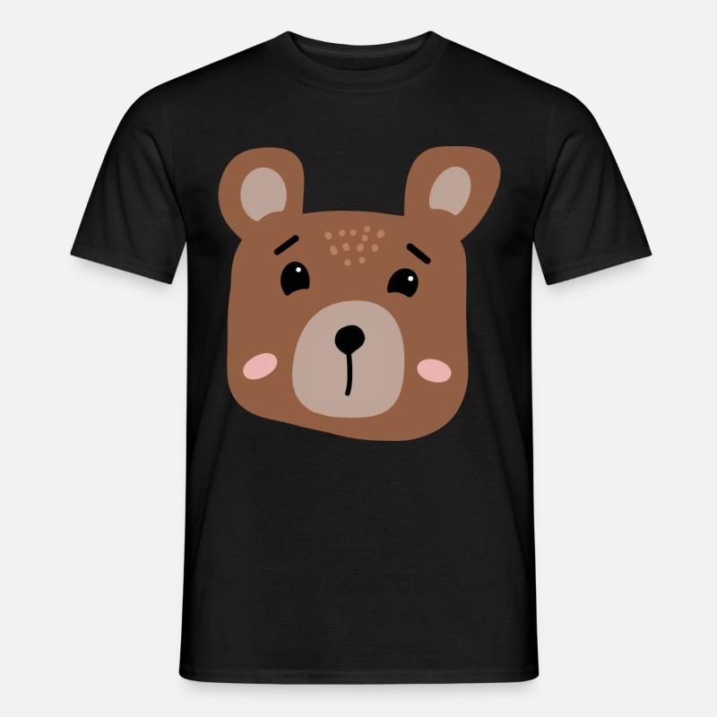 Bär - Männer T-Shirt - Schwarz