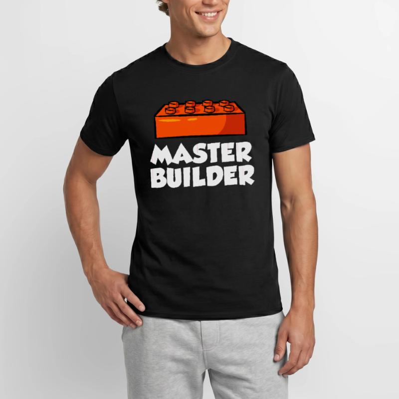 Brick Builder Brick Building Master Builder Men’s T-shirt