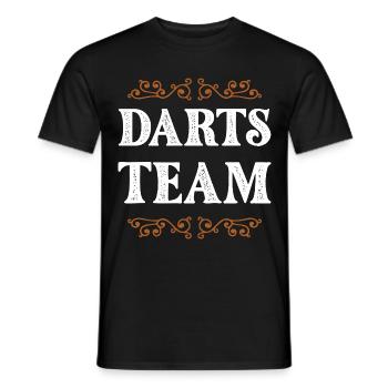 Équipe de fléchettes - T-shirt homme - noir - Devant - AI Model Male 178 light (178cm)
