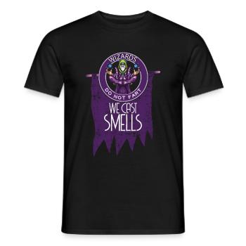 Wizard Rollenspiel - Männer T-Shirt - Schwarz - Vorne - AI Model Male 178 light (178cm)