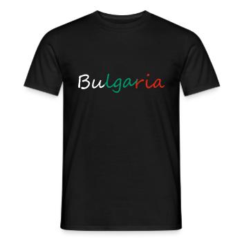 Bulgarien - Männer T-Shirt - Schwarz - Vorne - AI Model Male 178 light (178cm)