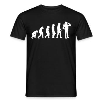 Evolution Gärtner - Männer T-Shirt - Schwarz - Vorne - AI Model Male 178 light (178cm)
