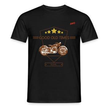AWO 425 Circuits du Bon Vieux Temps - T-shirt homme - noir - Devant - AI Model Male 178 light (178cm)