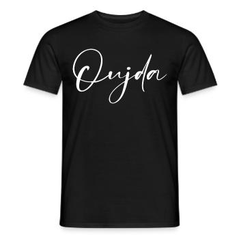 Oujda - Men's T-Shirt - black - Front - AI Model Male 178 light (178cm)