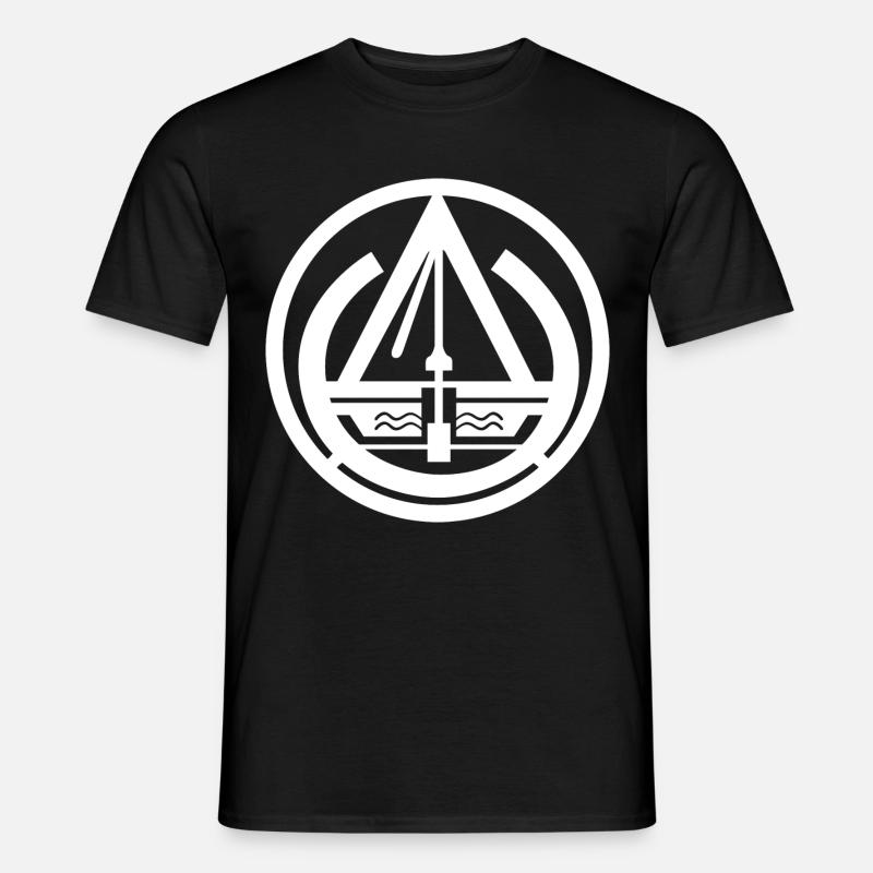 Signe de guilde Brunnenbauer - T-shirt homme - noir