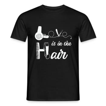 Barber Quote Hair Salon Quotes School Graduation - Men's T-Shirt - black - Front - AI Model Male 178 light (178cm)