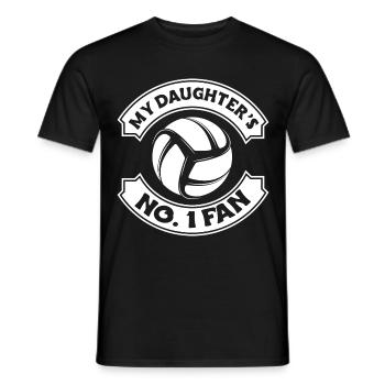 Volleyball Beach Volleyball - Men's T-Shirt - black - Front - AI Model Male 178 light (178cm)