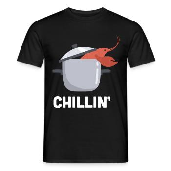 Hummer Chillin Hummer Languste Meeresfrüchte - Männer T-Shirt - Schwarz - Vorne - AI Model Male 178 light (178cm)