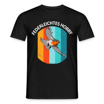 Vogelbeobachtung Vögel Beobachten Birding Vogel - Männer T-Shirt - Schwarz - Vorne - AI Model Male 178 light (178cm)