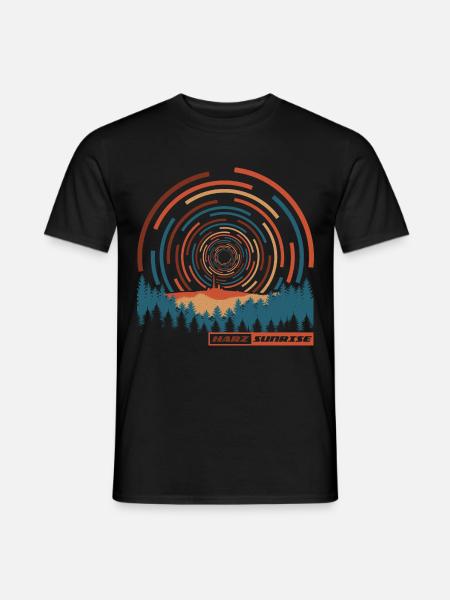 Harz Sunrise (Brocken-Edition) - Männer T-Shirt - Schwarz