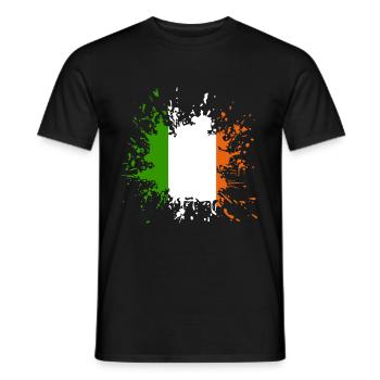Ireland Irland - Männer T-Shirt - Schwarz - Vorne - AI Model Male 178 light (178cm)