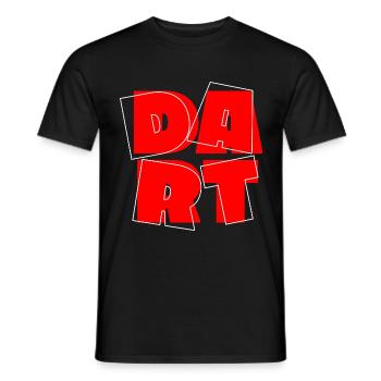 Jeu de fléchettes Dart Dart King 180 Bullseye - T-shirt homme - noir - Devant - AI Model Male 178 light (178cm)