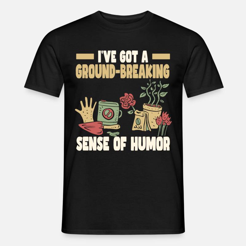 Gartenbau - Männer T-Shirt - Schwarz