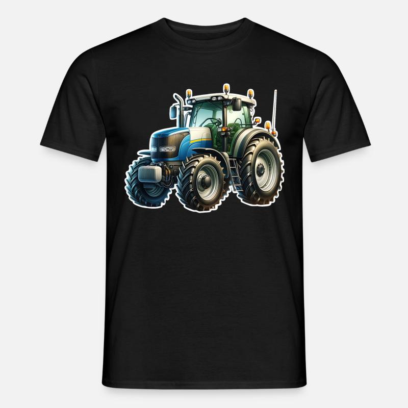 Traktor - Männer T-Shirt - Schwarz