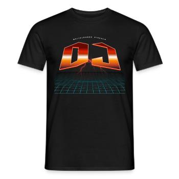 Disc jockey - Men's T-Shirt - black - Front - AI Model Male 178 light (178cm)