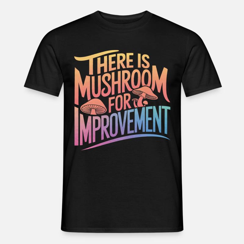 Champignons Champignons Champignon Champignon - T-shirt homme - noir