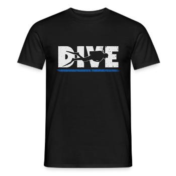 Tauchen Taucher Dive Diving Scuba Diver - Männer T-Shirt - Schwarz - Vorne - AI Model Male 178 light (178cm)