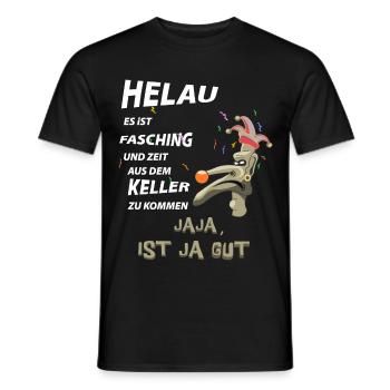 Anti Karneval Helau Fasching Fastnacht Narr - Männer T-Shirt - Schwarz - Vorne - AI Model Male 178 light (178cm)