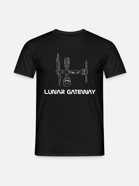 Lunar Gateway Artemis - Men's T-Shirt - black
