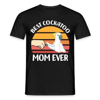 Kakadu lovers | Cockatoo Pet Birds Gift - Men's T-Shirt - black - Front - AI Model Male 178 light (178cm)