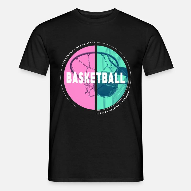 Basketteur Basketteur Basketteur Dunking Sport Player - T-shirt homme - noir