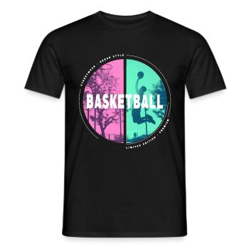 Basketball Basketballspieler Dunking Sport Spieler - Männer T-Shirt - Schwarz - Vorne - AI Model Male 178 light (178cm)