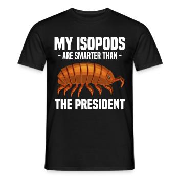 Asseln | Insekten Isopoden Tiere Assel Geschenke - Männer T-Shirt - Schwarz - Vorne - AI Model Male 178 light (178cm)