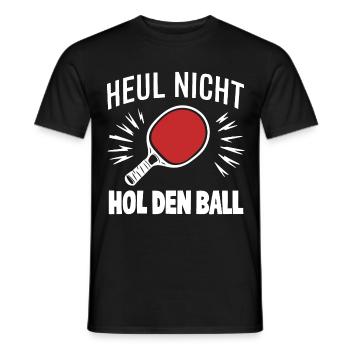 Table tennis Table tennis player - Men's T-Shirt - black - Front - AI Model Male 178 light (178cm)