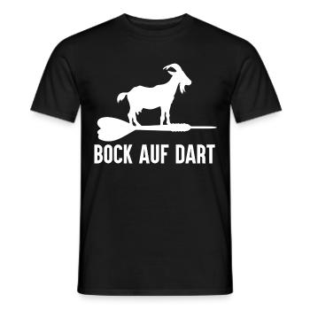 Bock Auf Dart - Fléchettes Spruch Dart Spieler - T-shirt homme - noir - Devant - AI Model Male 178 light (178cm)