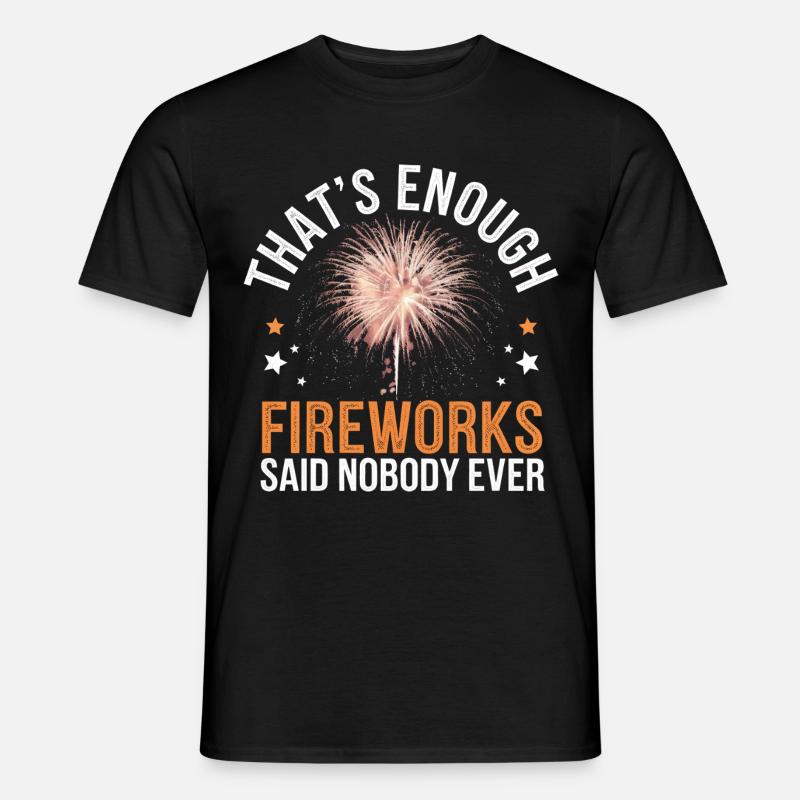 Pyrotechnics Fireworks Pyrotechnics - Men's T-Shirt - black