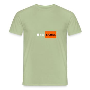 Lustiges Geschenk - Männer T-Shirt - Sage - Vorne - AI Model Male 178 light (178cm)
