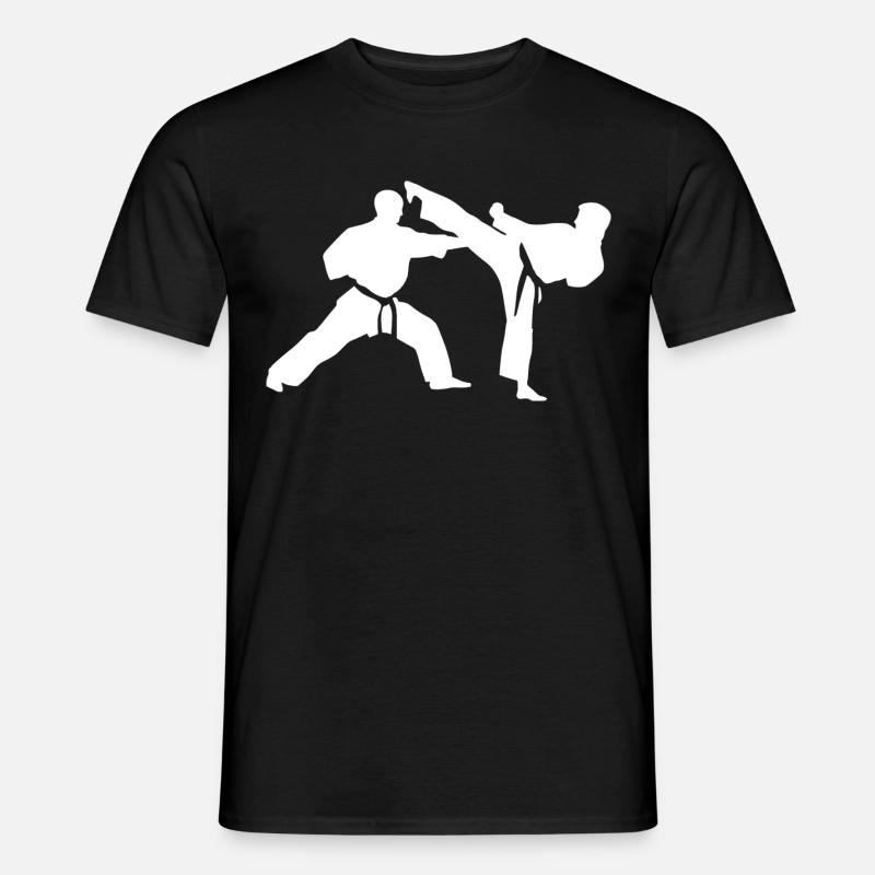 Karate - Männer T-Shirt - Schwarz