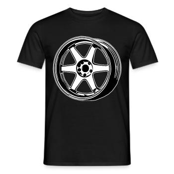 If one day the speed kills me.. / Paul Walker JDM - Männer T-Shirt - Schwarz - Vorne - AI Model Male 178 light (178cm)