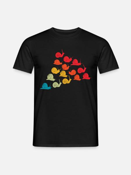 Snail lovers Types of snails owners - Men's T-Shirt - black